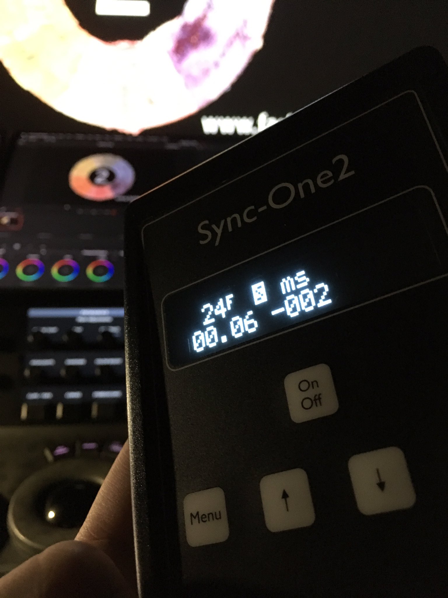 Image of Sync-One2 being used